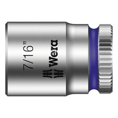 Wera Zyklop 1/4" socket - US sizes 7/16"