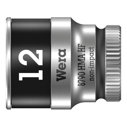 Wera Zyklop 1/4" socket with holding function - Metric 12.0