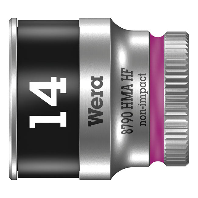 Wera Zyklop 1/4" socket with holding function - Metric 14.0