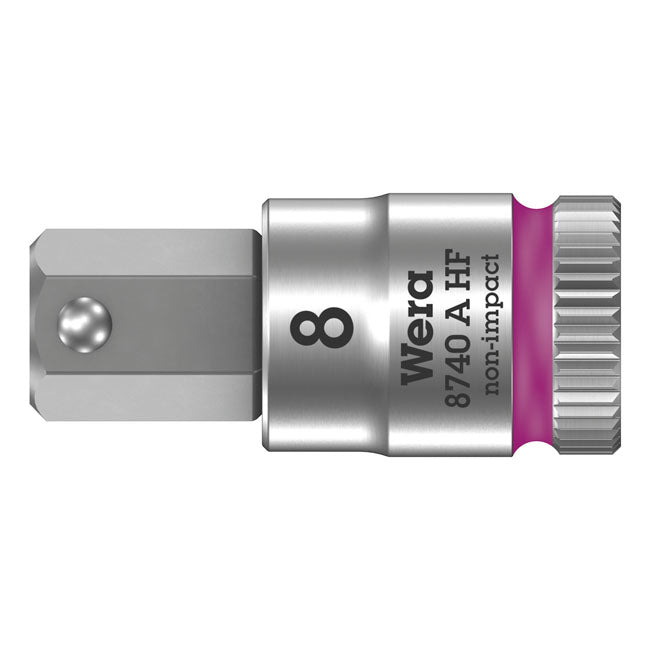 Wera Zyklop 1/4" Hex socket bit w/ holding function - Metric