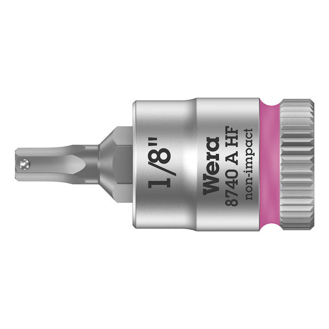 Wera Zyklop 1/4" Hex socket bit w/ holding function US sizes