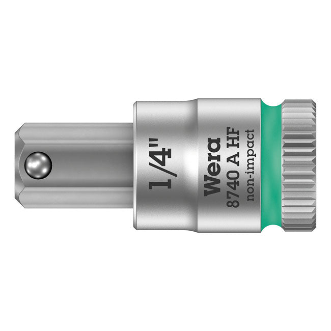Wera Zyklop 1/4" Hex socket bit w/ holding function US sizes