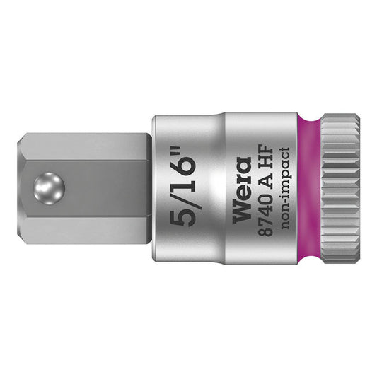 Wera Zyklop 1/4" Hex socket bit w/ holding function US sizes
