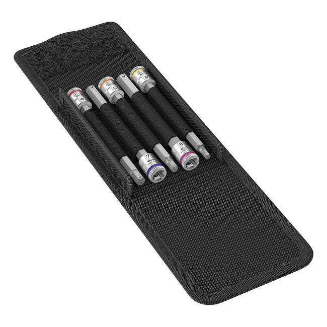 Wera extended 1/4" Hex (Allen head) socket bits - Metric
