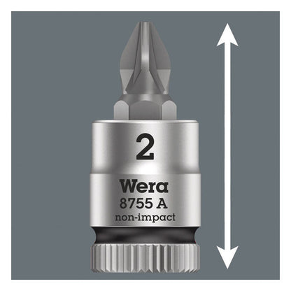 Wera Zyklop 1/4" Pozidriv socket bit