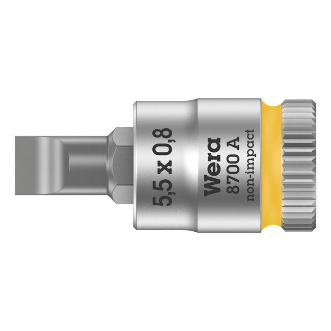 Wera Zyklop 1/4" Slotted socket bit