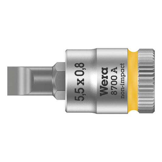 Wera Zyklop 1/4" Slotted socket bit