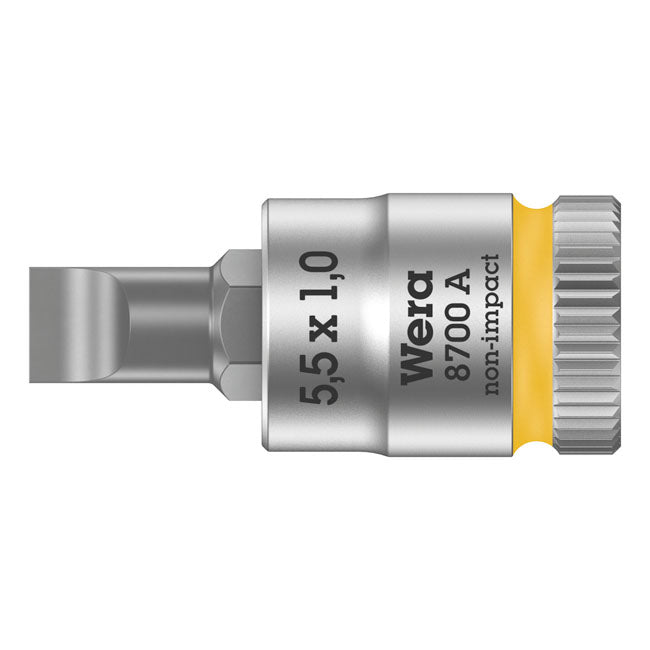 Wera Zyklop 1/4" Slotted socket bit