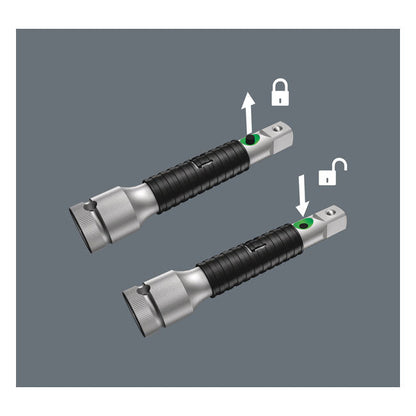 Wera Zyklop 1/4" Flexible lock short extension 75mm