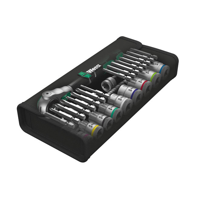 Wera Zyklop ratchet kit 29 pcs. 3/8" drive Metric sizes
