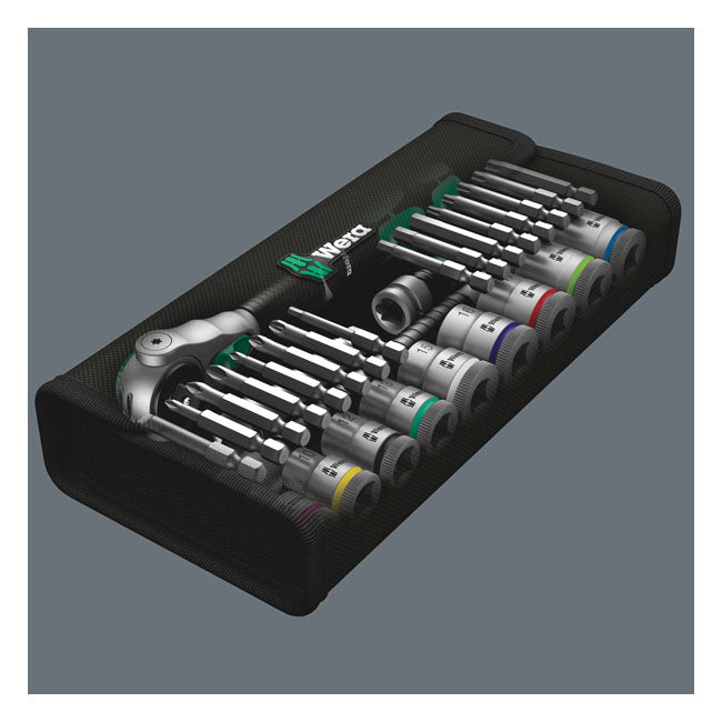 Wera Zyklop ratchet kit 29 pcs. 3/8" drive Metric sizes