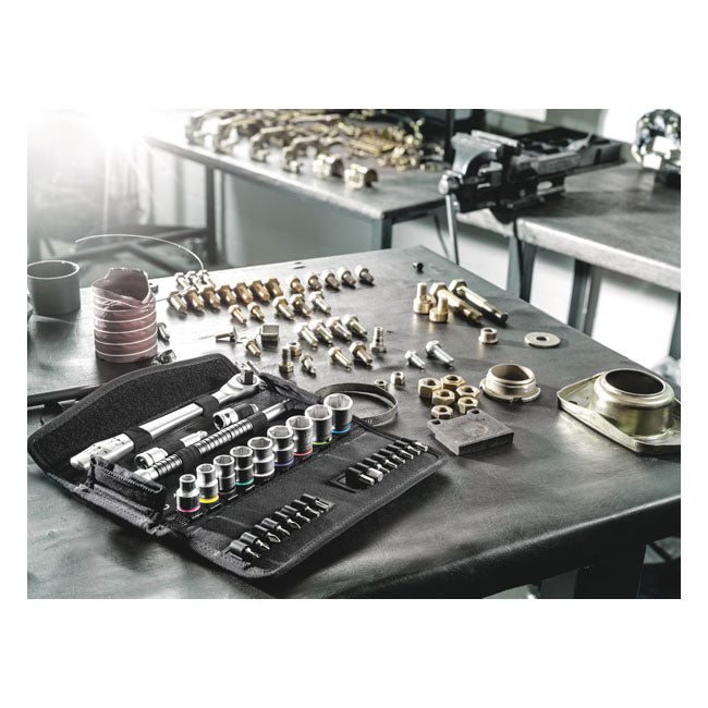 Wera Zyklop metal ratchet kit 29 pcs. 3/8" drive - Metric