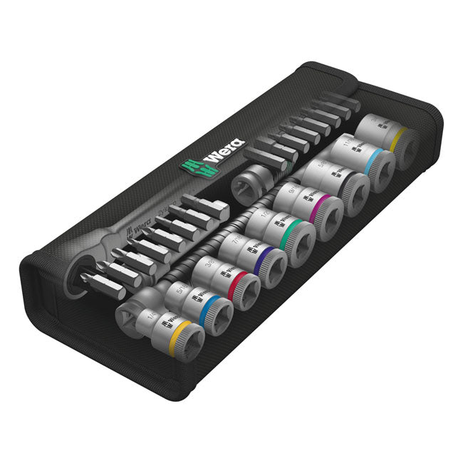 Wera Zyklop metal ratchet switch kit 3/8" drive - US sizes