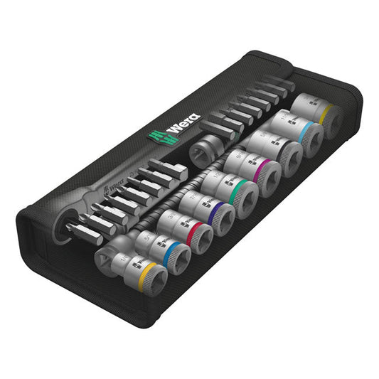 Wera Zyklop metal ratchet switch kit 3/8" drive - US sizes