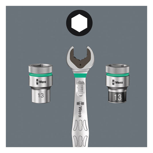 Wera Zyklop 3/8" socket - Metric 16.0