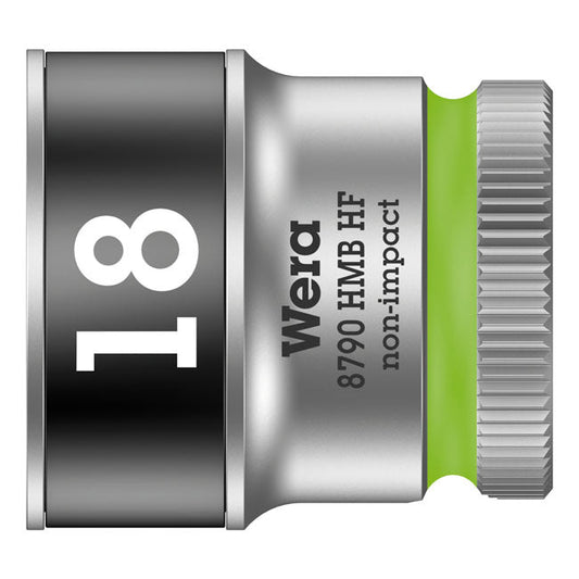 Wera Zyklop 3/8" socket with holding function - Metric 18.0