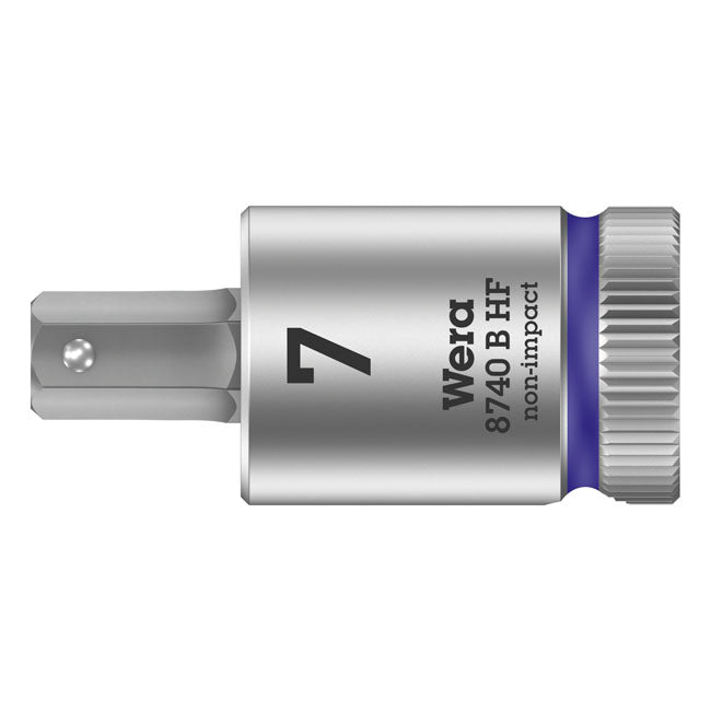 Wera Zyklop 3/8" Hex socket bit with holding function Metric