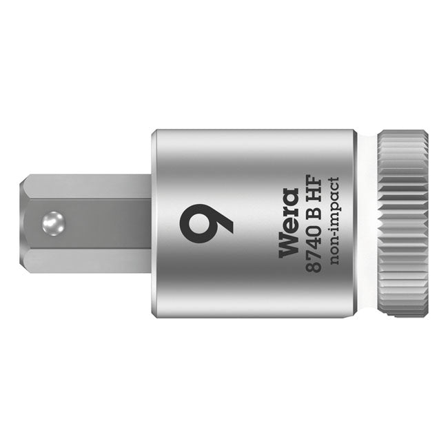 Wera Zyklop 3/8" Hex socket bit with holding function Metric