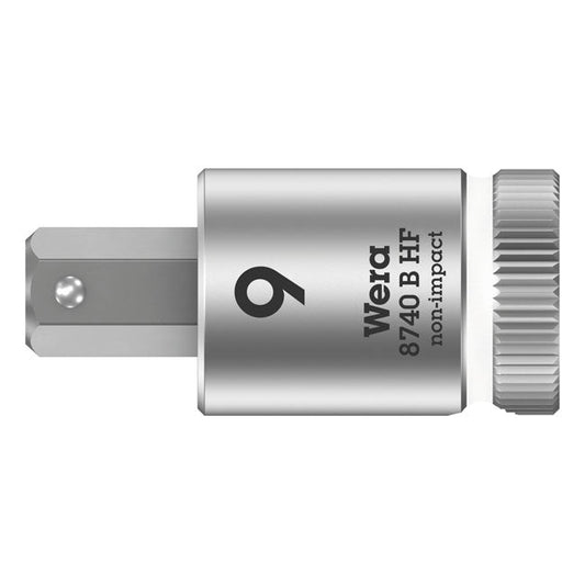 Wera Zyklop 3/8" Hex socket bit with holding function Metric