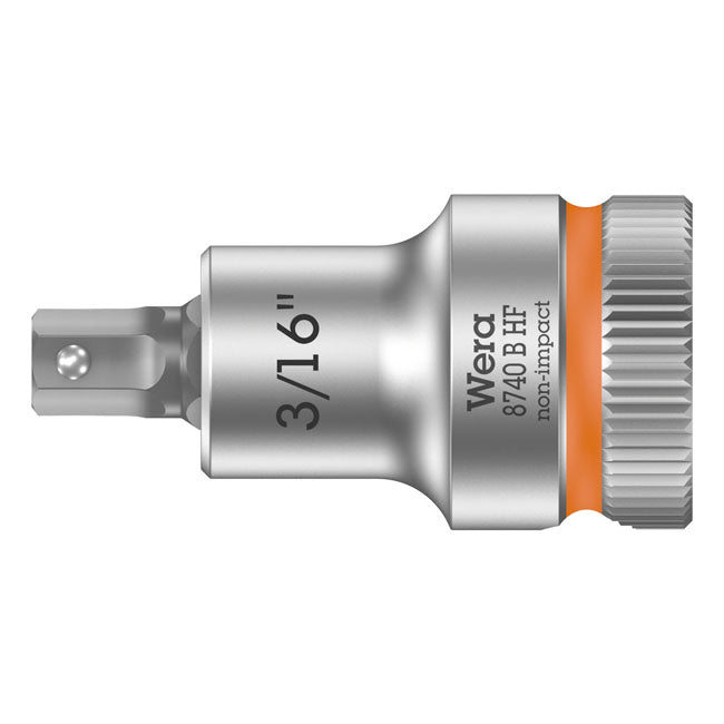 Wera Zyklop 3/8" Hex socket bit w/ holding function US sizes