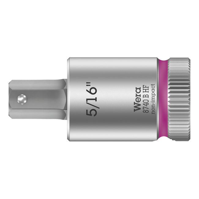 Wera Zyklop 3/8" Hex socket bit w/ holding function US sizes