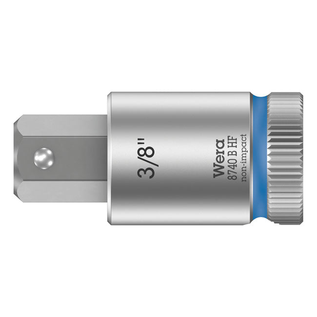 Wera Zyklop 3/8" Hex socket bit w/ holding function US sizes