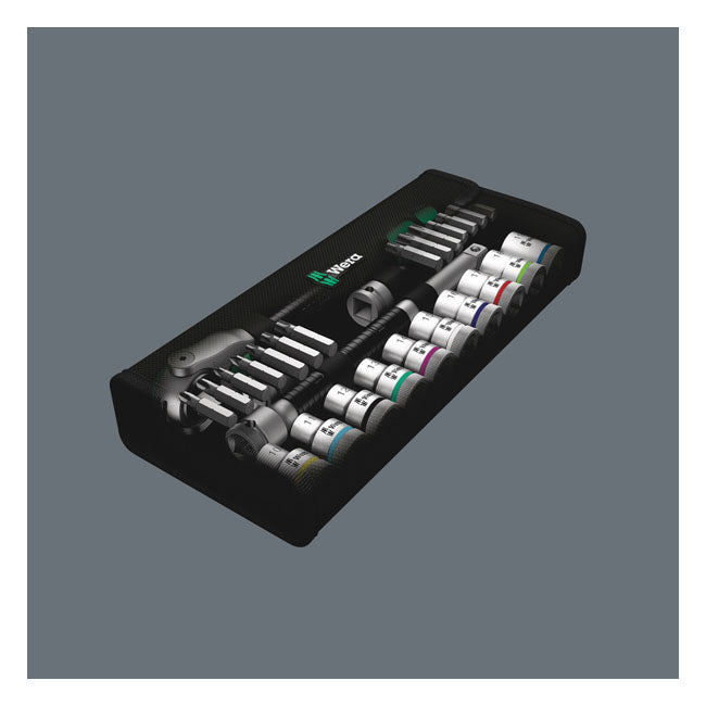 Wera Zyklop speed ratchet kit 1/2" drive - Metric sizes