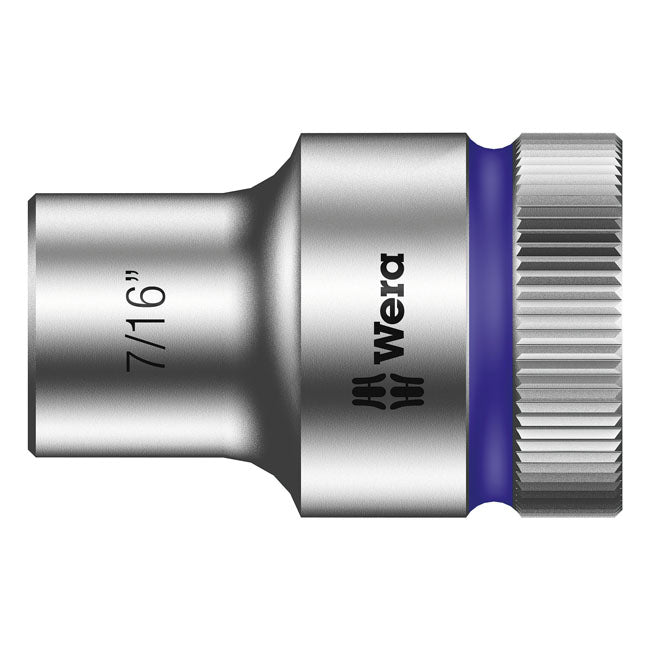 Wera Zyklop 1/2" socket - US sizes 7/16"