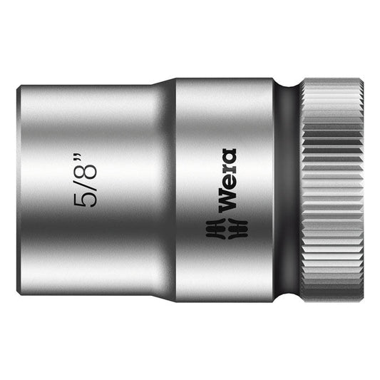 Wera Zyklop 1/2" socket - US sizes 5/8"