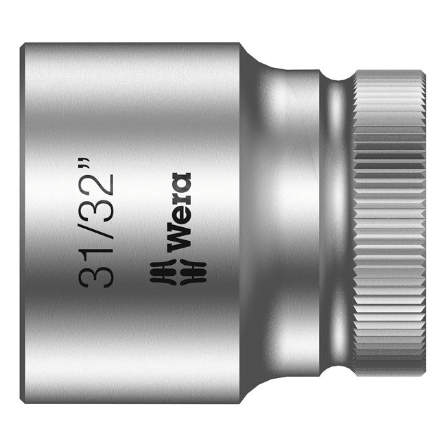 Wera Zyklop 1/2" socket - US sizes 31/32"