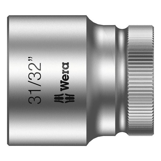 Wera Zyklop 1/2" socket - US sizes 31/32"