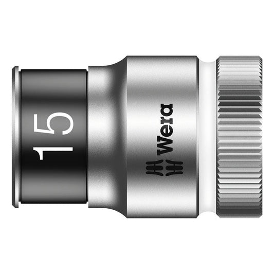 Wera Zyklop 1/2" socket with holding function - Metric 15.0