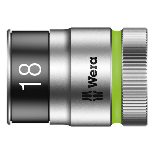 Wera Zyklop 1/2" socket with holding function - Metric 18.0