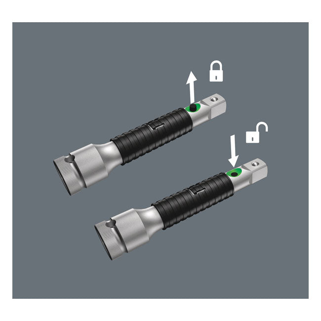 Wera Zyklop 1/2" flexible lock long extension 250mm