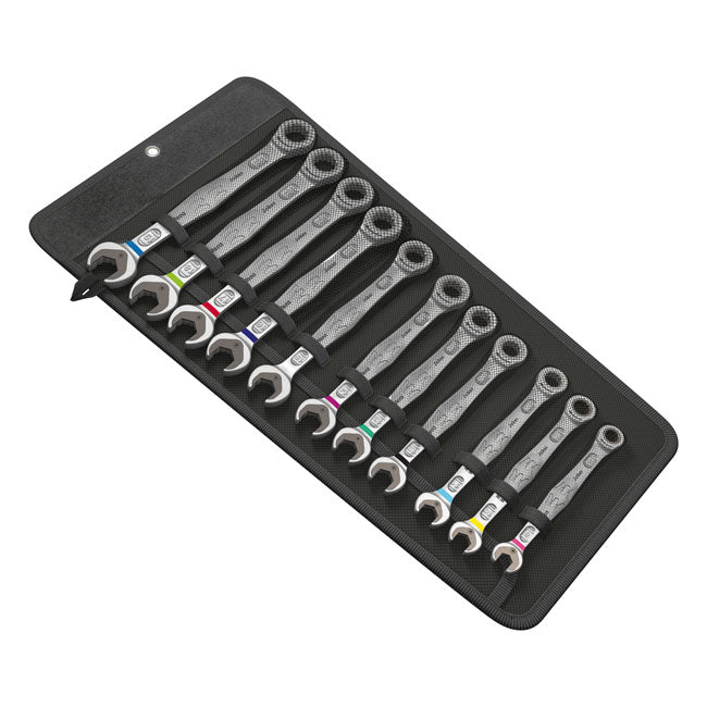 Wera ratcheting wrench set Joker open/ box end Metric