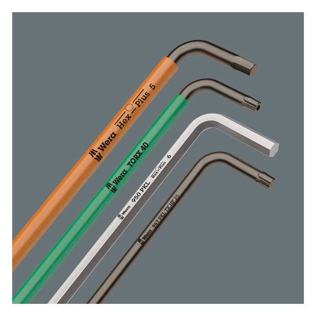 Wera hex key set blacklaser US sizes
