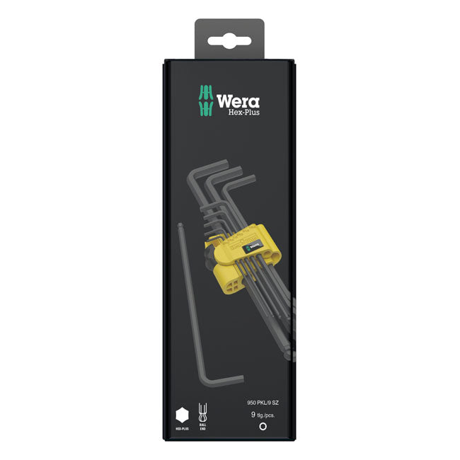 Wera hex key set blacklaser US sizes