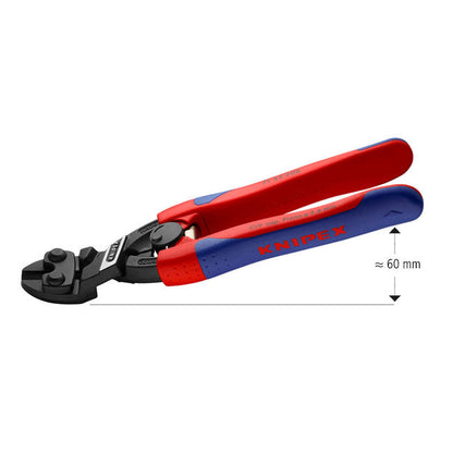 Knipex compact bolt cutter with 20° angled head