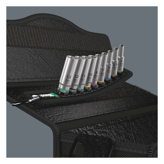 Wera, socket belt with hex deep sockets - Metric