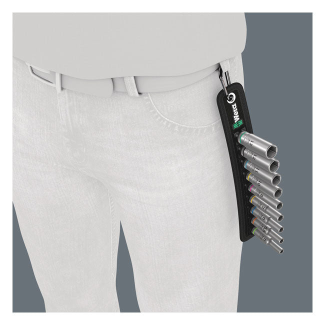 Wera, socket belt with hex deep sockets - Metric