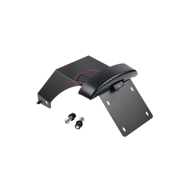 Cult-Werk, center license plate bracket. Black
