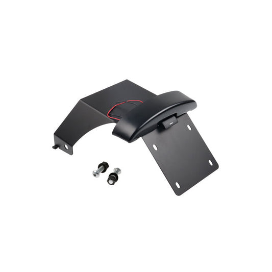 Cult-Werk, center license plate bracket. Black