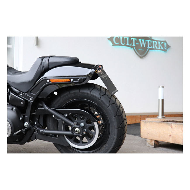 Cult-Werk, license plate bracket. 2-1 taillight/brake light