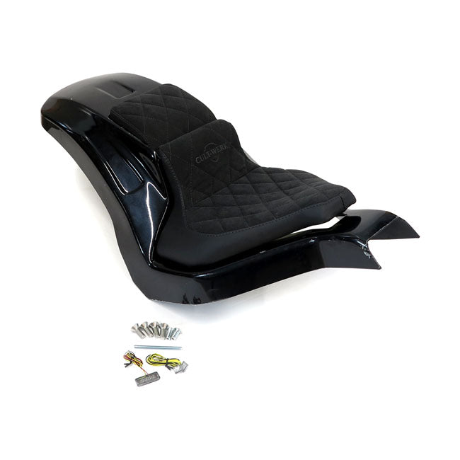Cult-Werk, Softail wide fender kit ''Racing''. 2-up seat