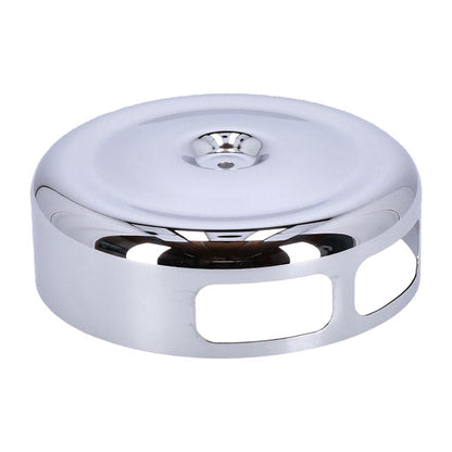 Mikuni, HSR42 air cleaner cover (with cut-out). Chrome