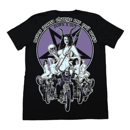Down-N-Out Evil Ways T-shirt