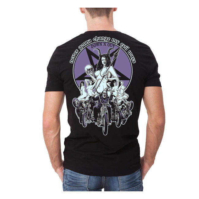 Down-N-Out Evil Ways T-shirt