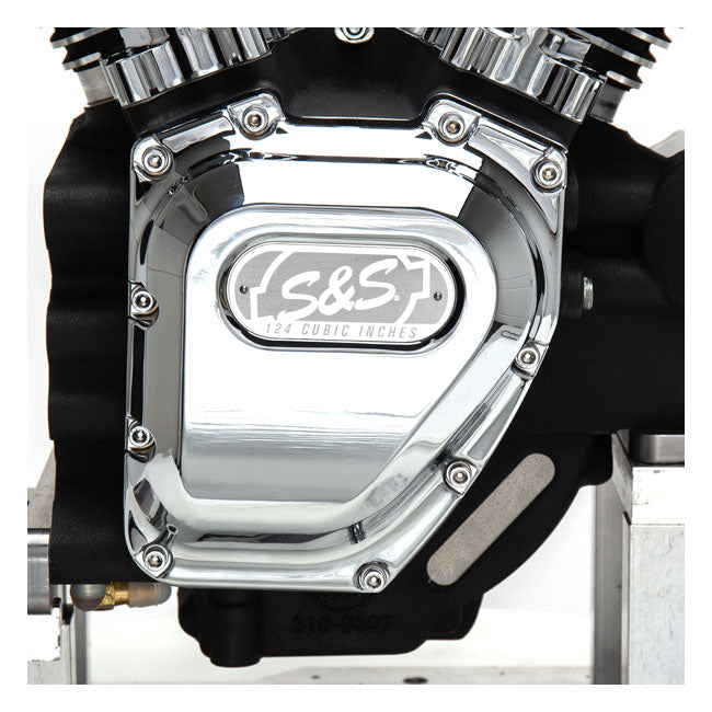 S&S, 4-1/8" bore 124" long block engine