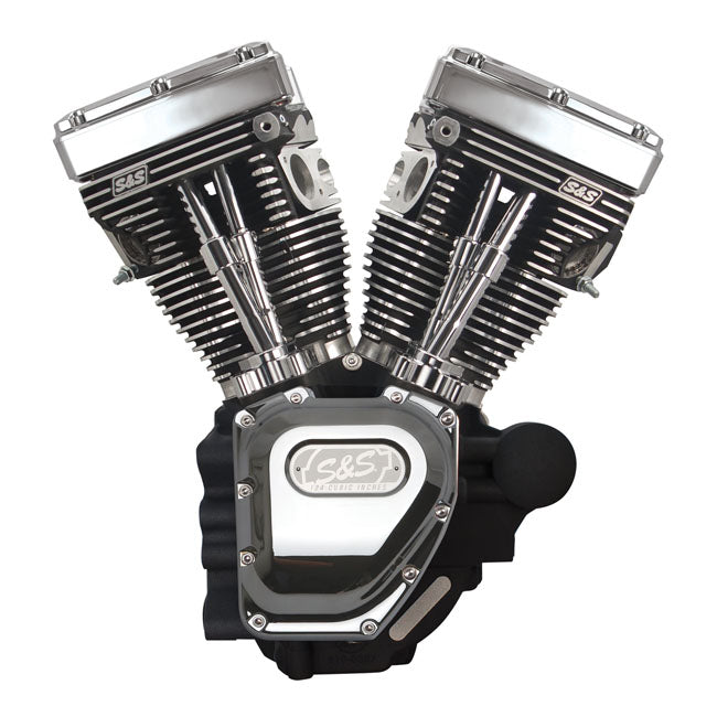 S&S, 4-1/8" bore 124" long block engine