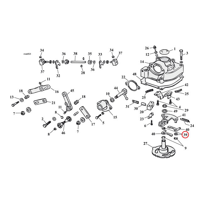 Spacer, shifter pawl